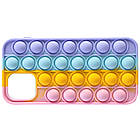 Чохол антистрес Поп-Іт iLoungeMax Pop It Yellow Blue Rainbow для iPhone 12 Pro Max