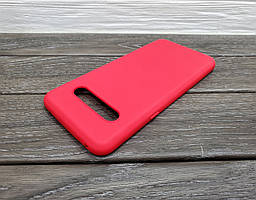 Матовий силіконовий чохол бампер для LG V60 червоний тонкий софт тач