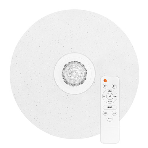 Світильник світлодіодний Biom SMART SML-R26-70-M-RGB 3000-6000K+ RGB 70Вт с д/к музыкальний BT APP