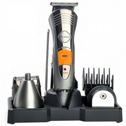 Машинка для стриження волосся 7 в 1 Geemy GM-580 + тример, фото 1