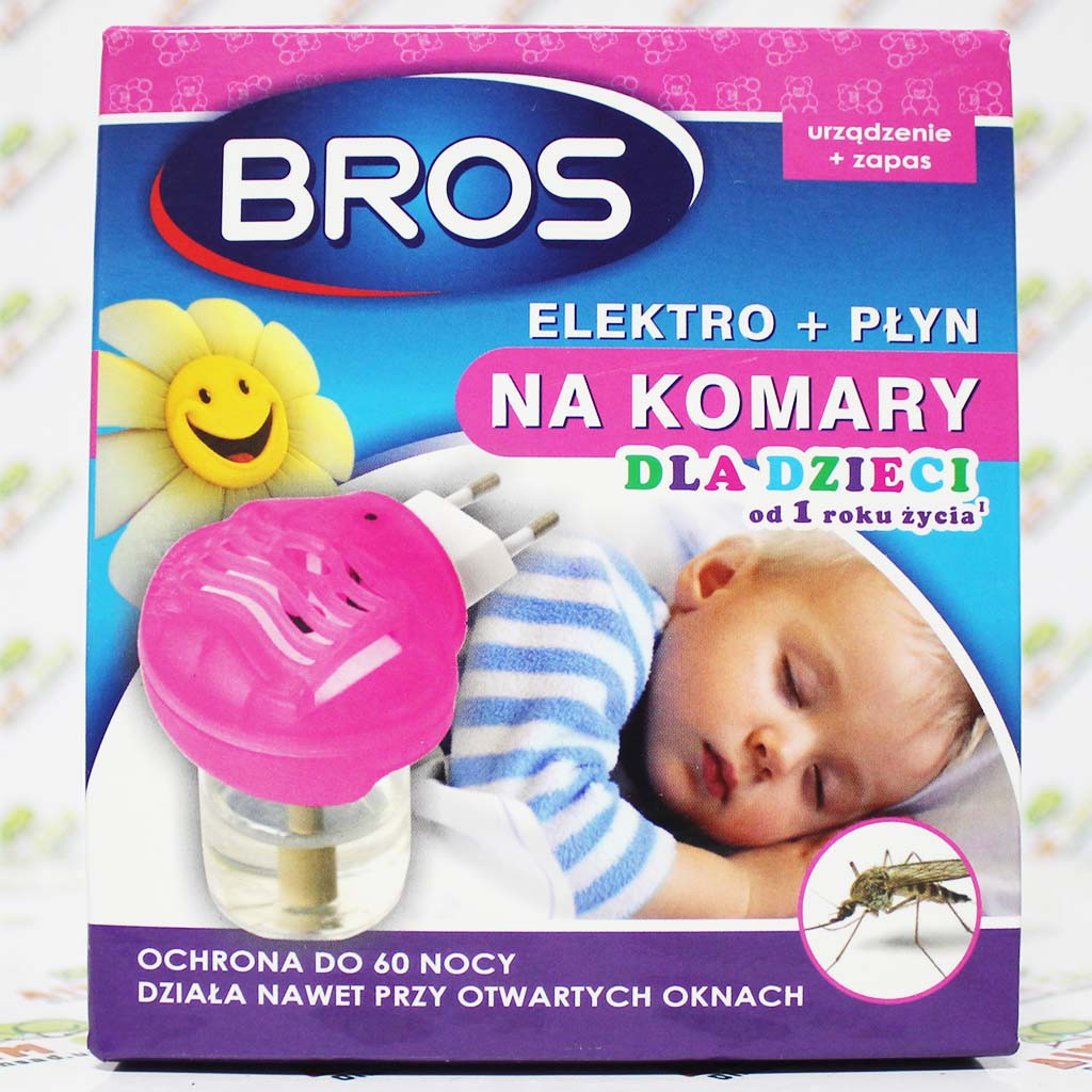 Bros Електрофумігатор + рідина від комарів для дітей (від 1 року)