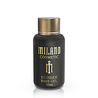 База с липким слоем для маникюра Milano Rubber Base 35ml маникюрная каучуковая база стартовое покрытие