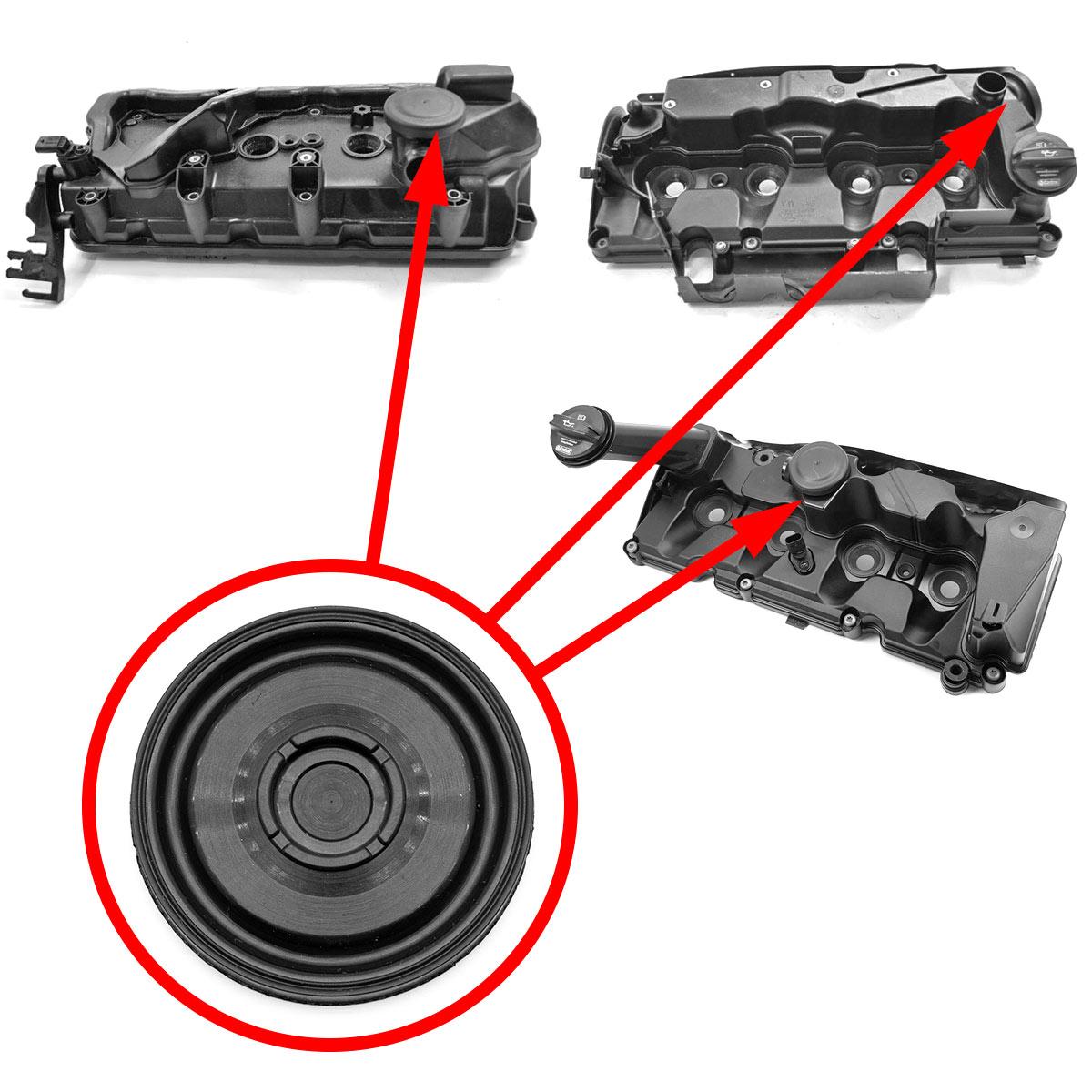 Мембрана клапанної кришки VAG 2.0 TDI та 3.0 TDI 03N103469E, 04L103469B, 059103470CA, фото 1