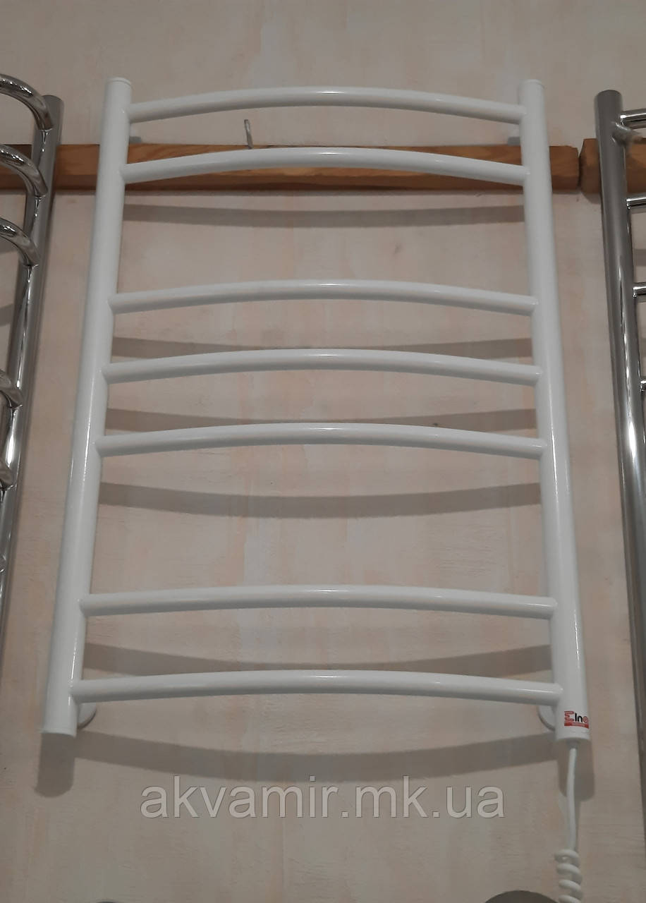 Рушникосушарка Драбинка-7 720х480 біла з регулятором температури, фото 1