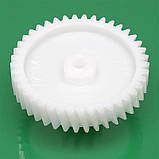 Оригінал шестерня середня для м'ясорубки Philips HR2725, HR2724 харчовий пластик, фото 2