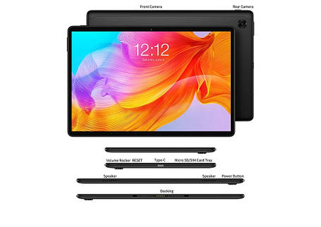 Планшет Teclast M40SE 4/128GB 4G/LTE + клавіатура нові КОМПЛЕКТ, фото 3