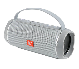 Портативна бездротова Bluetooth колонка + USB + SD + FM TG 116, Сірий