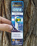 Насадки 3 шт для Орал бі Браун 3д вайт стрілялки Oral-B Braun 3d white змінні + подарунок, фото 4