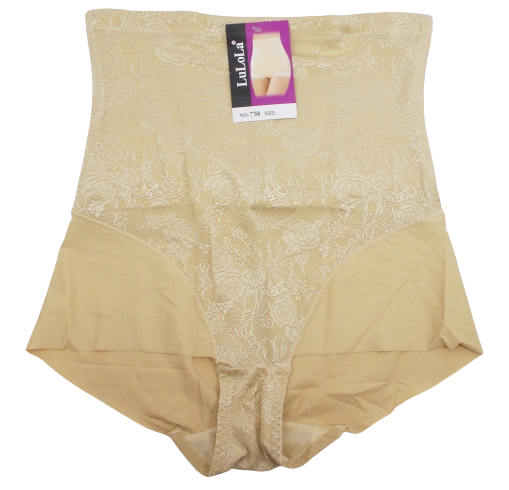 Труси стяжка з силіконом Lulola 7788 XL бежеві, фото 1