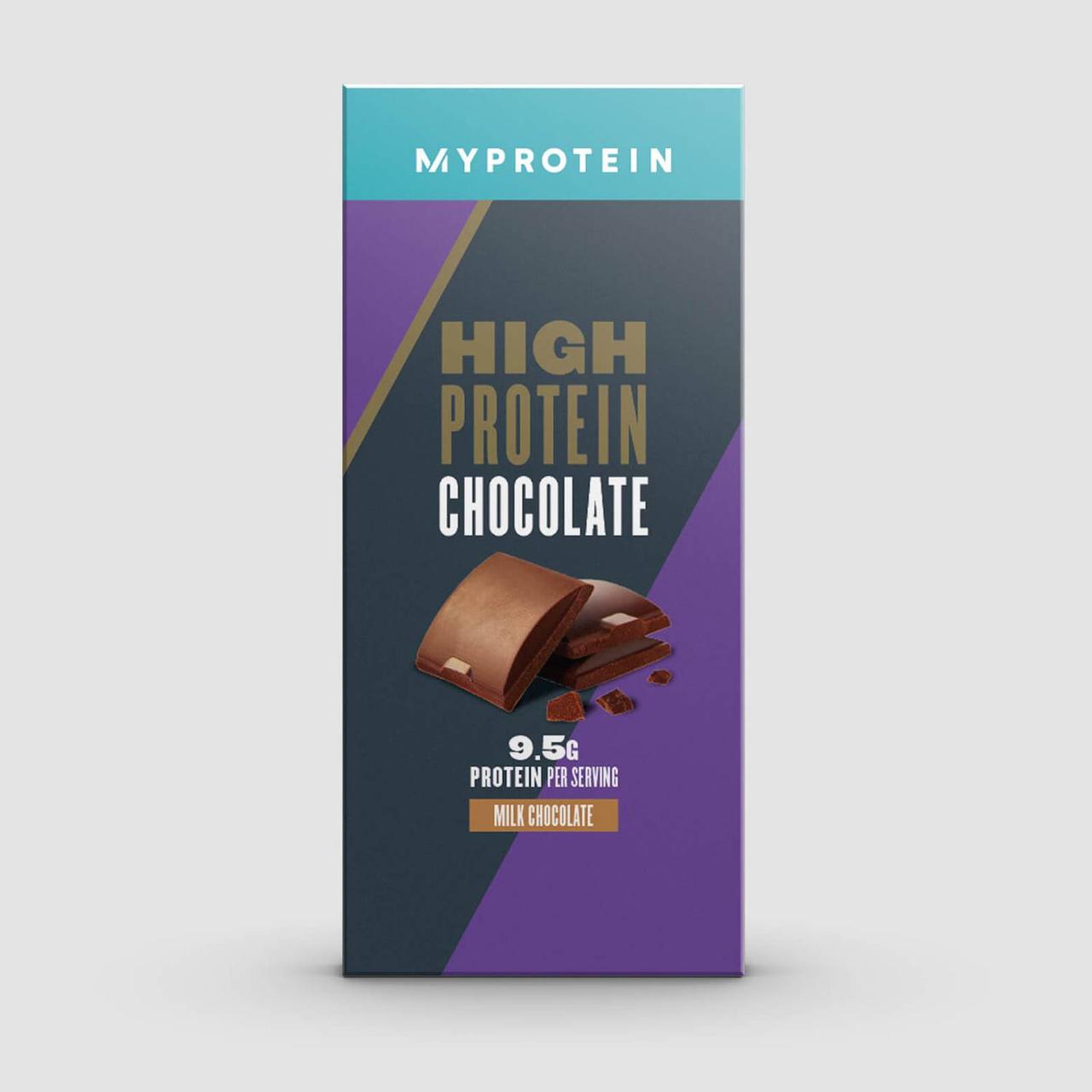 Протеїновий шоколад MyProtein Hight Protein Chocolate 70 g (Milk Chocolate)