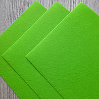 Фетр Китай Салатовий Жорсткий (54) 1 мм 20 на 30 см