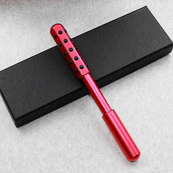 Лімфодренажний роликовий масажер з германієм Crystallove Gold для обличчя і тіла