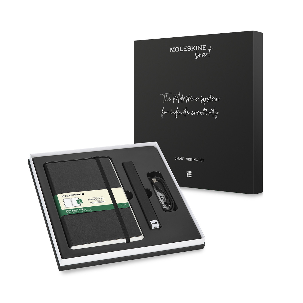 Набір Moleskine Smart Writing Set Ellipse (Smart Pen + Paper Tablet нелінований Чорний) (8056420858846)