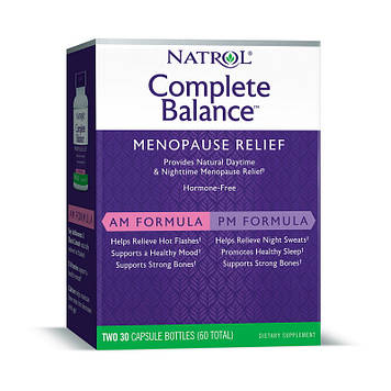 Комплекс вітамін для жінок Натрол / Natrol Complete Balance (2 x 30 caps)