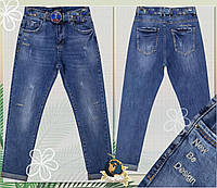 Модные женские джинсы бойфренды баталы LadyN 28 размер