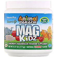 Nature's Plus Animal Parade Mag Kidz Children's Magnesium 171 g (Natural Cherry)