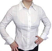 Блуза жіноча офісна біла