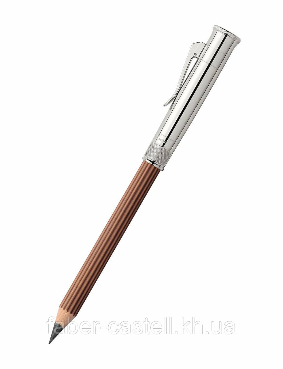 Олівець чорнографітний потовщений Graf von Faber-Castell Perfect Pencil Magnum Brown, коричневий кедр, 118555