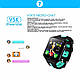 Розумні дитячі годинник-телефон Baby Smart Watch з GPS-трекером V5K, Чорно-розовий, фото 5