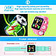 Розумні дитячі годинник-телефон Baby Smart Watch з GPS-трекером V5K, Чорно-Бирюзовий, фото 3
