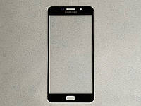 Стекло дисплея для Galaxy A7 2016 (A710) Black стекло экрана, тачскрина чёрное на замену