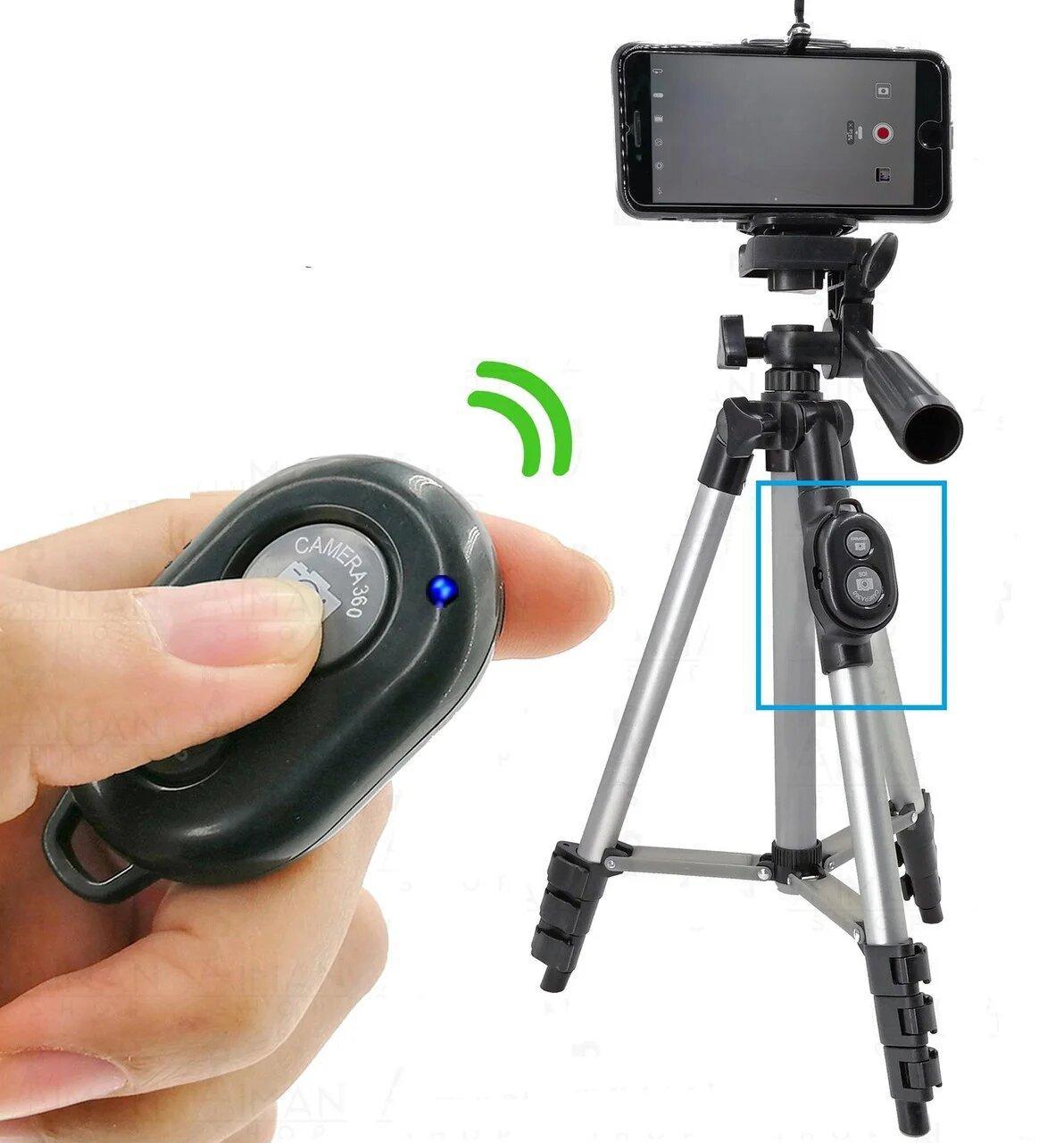 Штатив тринога для телефону, камери, Tripod DK-3888 з пультом Bluetooth