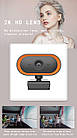 Вебкамера 2K Quad HD (2560x1440) вебкамера з автофокусом мікрофон із шумозаглушенням для ПК комп'ютера, фото 2