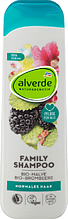 Шампунь сімейний Аlverde NATURKOSMETIK Shampoo Family Bio-Malve, Bio-Brombeere 300мл