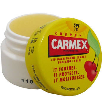 Бальзам для губ з ароматом вишні Carmex Lip Balm Pot Cherry