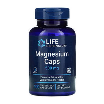 Магній Life Extension Magnesium Caps 500 mg (100 veg caps)