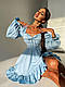 Шикарна блакитна сукня з чашками і пишною спідничкою., фото 5