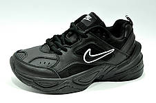 Кросівки Nike M2K Tekno (Air Monarch) чорні чоловічі, фото 3