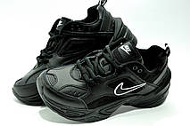 Кросівки Nike M2K Tekno (Air Monarch) чорні чоловічі, фото 6