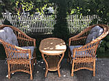 Набір плетених крісел зі столиком "Мешта", фото 3
