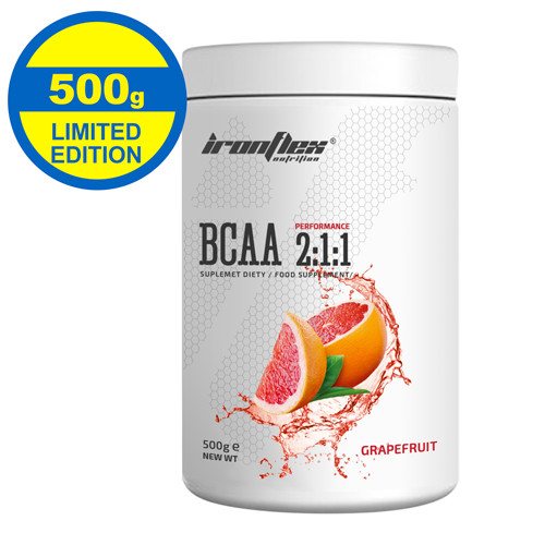 Амінокислоти IronFlex BCAA Performance 2-1-1 500 г Грейпфрут Grapefruit