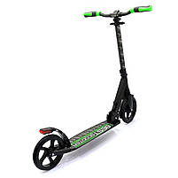 Самокат двоколісний Best Scooter, зелений, гальмо зі світлом, PU 20 см, до 100 кг, (86125), фото 5
