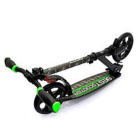 Самокат двоколісний Best Scooter, зелений, гальмо зі світлом, PU 20 см, до 100 кг, (86125), фото 6