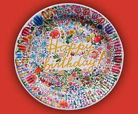 Паперові тарілки з малюнком