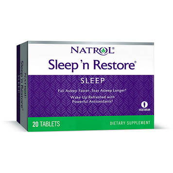 Комплекс для поліпшення сну Натрол / Natrol Sleep'n Restore (20 tab)