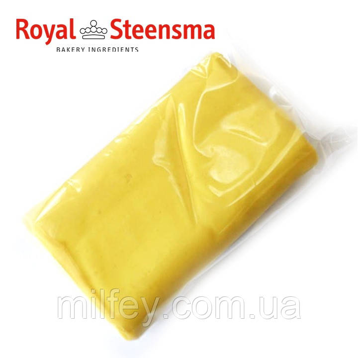 Мастика сахарная Желтая Roll Fondant Royal Steensma 250 г - фото 1 - id-p1457103784