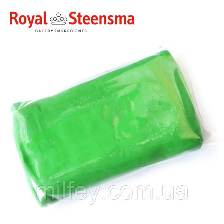Мастика сахарная Зеленая Roll Fondant Royal Steensma 250 г - фото 1 - id-p1457104453