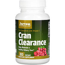 Журавлина з вітаміном C Jarrow Formulas "Cran Clearance" здоров'я сечовивідних шляхів (100 капсул)