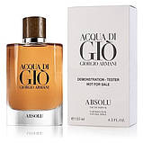 Парфумована вода Giorgio Armani Acqua di Gio Absolu для чоловіків 75ml Тестер, Франція, фото 2