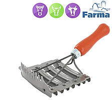Скребок з гребенем SUPER середньозубчастий FARMA