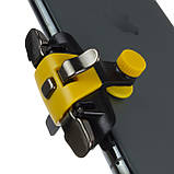 C10 King Kong жовті ігрові тригери курки кнопки імпульсні для телефону на смартфон pubg mobile пабг пубг, фото 3