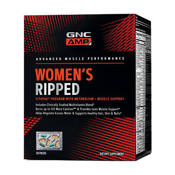 Мультивітаміни для жінок GNC women's Ripped (30 packs)