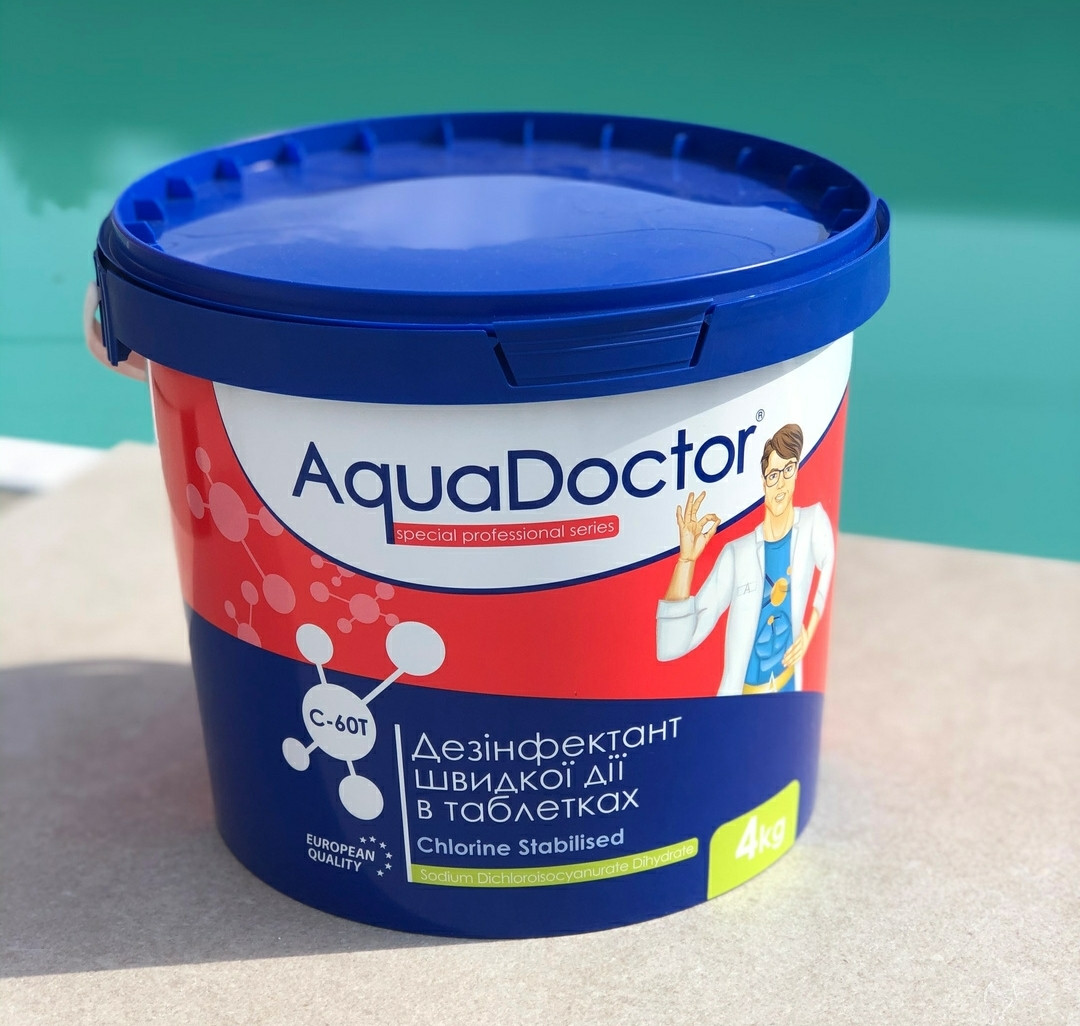 AquaDoctor C–60T | Шок хлор в таблетках (4 кг)