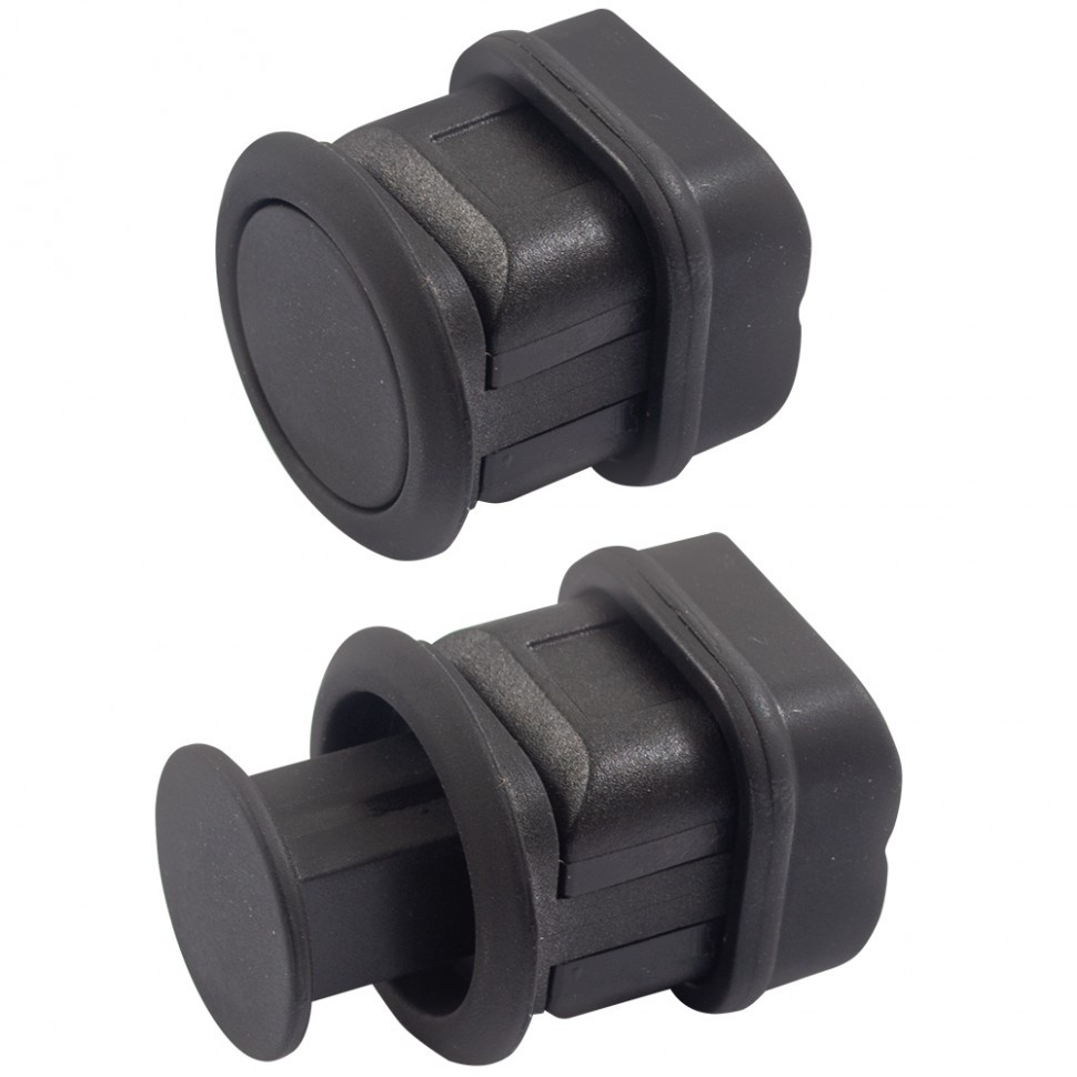 Дверна ручка купе для розсувних дверей Pamar PO 2015 Z E228 Чорний матовий, фото 1