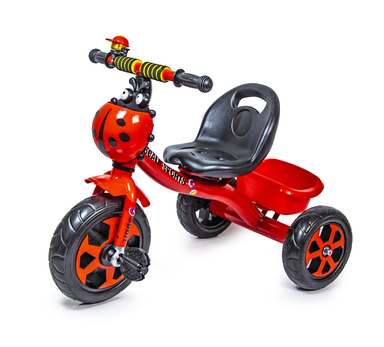 Дитячий триколісний велосипед Scale Sports Червоний