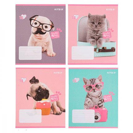 Зошит 18_листов лінія "KITE" / Studio Pets, фото 1